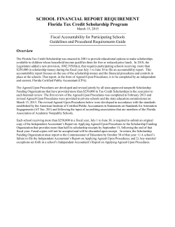 2015 Agreed Upon Procedures