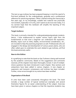 PREFACE This text on gas turbines has been prepared keeping in