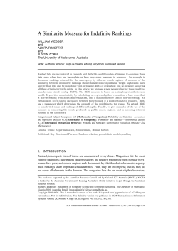 A Similarity Measure for Indefinite Rankings