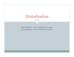 Globalization - Hathaway Brown