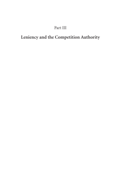 Measuring the Effectiveness of Leniency (Marvao Spagnolo 2015)