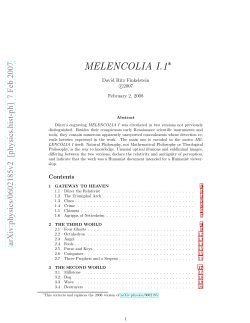melencolia i.1 - at www.arxiv.org.