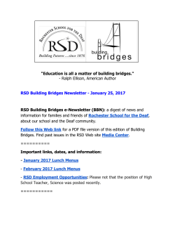 "Education is all a matter of building bridges."