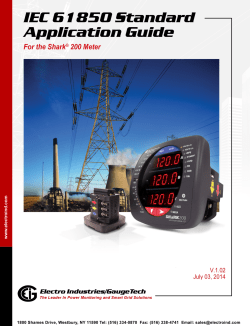 IEC 61850 Support Application Guide