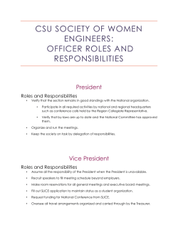 csu society of women engineers: officer roles and responsibilities