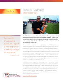 Featured Fundraiser Brianna Brodt