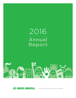 Annual Report - Delta Dental of Michigan