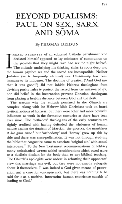 Beyond Dualisms