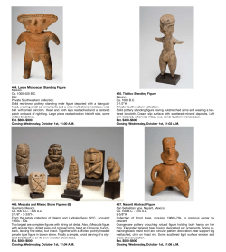 464. Large Michoacan Standing Figure