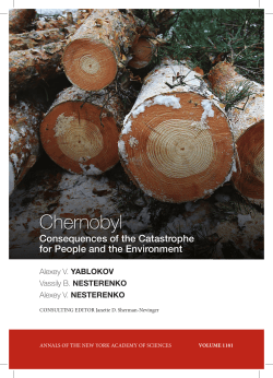 Chernobyl: Consequences of the Catastrophe for People