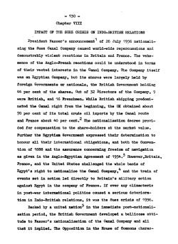 Chapter VIII IMPACT OP THE SUEZ CRISIS ON INDO