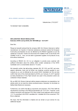 Kaltenkirchen, 27.02.2017 TO WHOM IT MAY CONCERN