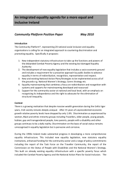 Community Platform Equality