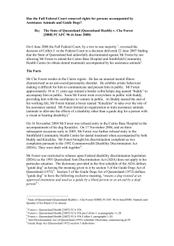 Has the Full Federal Court removed rights for persons accompanied