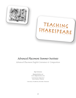 Advanced Placement Summer Institute
