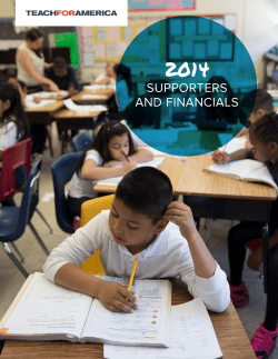 supporters and financials