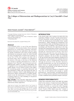 The Collapse of Heterosexism and Phallogocentrism in