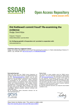 Did Kettlewell commit fraud? Re-examining the evidence