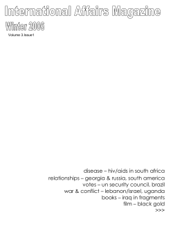 November 2006 Edition - University of Bristol