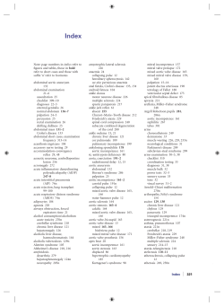 Index | 321 mitral incompetence 157 mitral valve prolapse 172