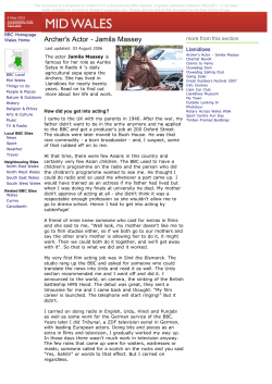 BBC - Mid Wales Llanidloes