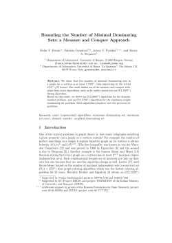 Bounding the Number of Minimal Dominating Sets: a Measure and