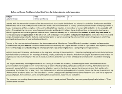 1 Define and Re-‐use. The Charter School Short Term