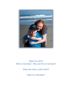 Does he work? Who is his boss? Who are his co