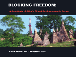 blocking freedom - The SHWE Gas Movement