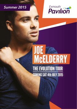 JOE McELDERRY