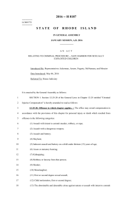 2016 -- H 8187 - Rhode Island General Assembly