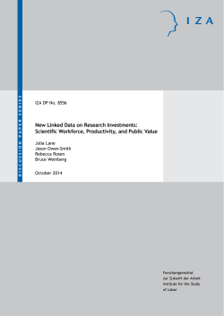 New Linked Data on Research Investments: Scientific