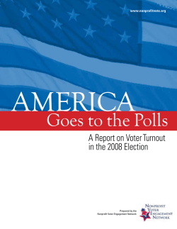 America Goes to the Polls 2008 PDF