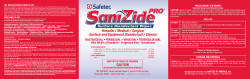 Hospital / Medical / Surgical Surface and Equipment Disinfectant