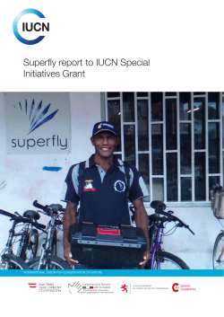 Superfly report to IUCN Special Initiatives Grant