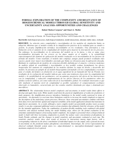 FORMAL EXPLORATION OF THE COMPLEXITY AND RELEVANCE