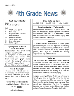 Reading Counts- 4th nine weeks Tip of the Week Mark Your