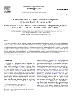 Hertkorn, N., Benner, R., Frommberger, M., Schmittl