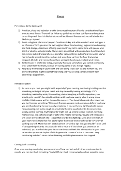 Illness - Rowing Ireland