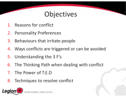 Objectives - BC/Yukon Command