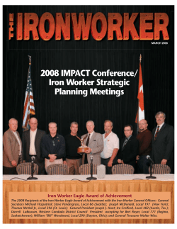 2008 IMPACT Conference/ Iron Worker Strategic Planning Meetings