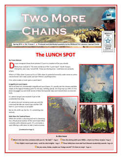 The LUNCH SPOT - Wildland Fire Lessons Learned Center