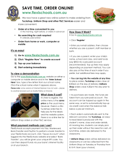 Save Time Order Online 2