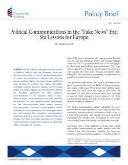 - Transatlantic Academy