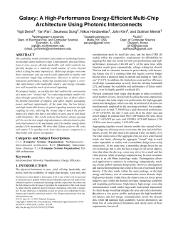 Galaxy: A High-Performance Energy-Efficient Multi