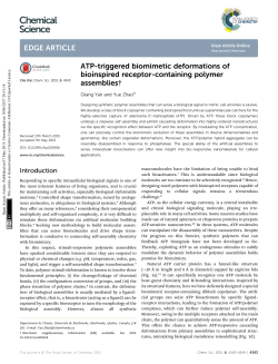 ATP-triggered biomimetic deformations of