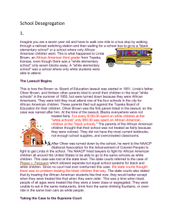 School Desegregation 1.