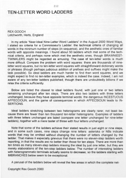 Ten-Letter Word Ladders - Digital Commons @ Butler University