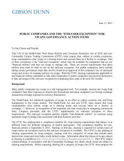 public companies and the "end-user exception"