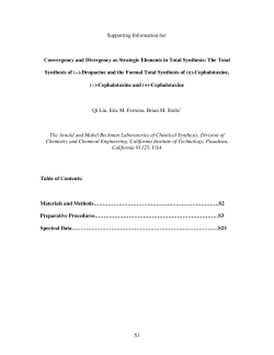 Convergency and Divergency as Strategic Elements in Total Synthesis